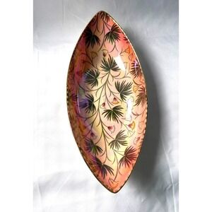 Royal Winton Grimwades Pink Oval 12"Floral Elegant Dish Vintage Numbered